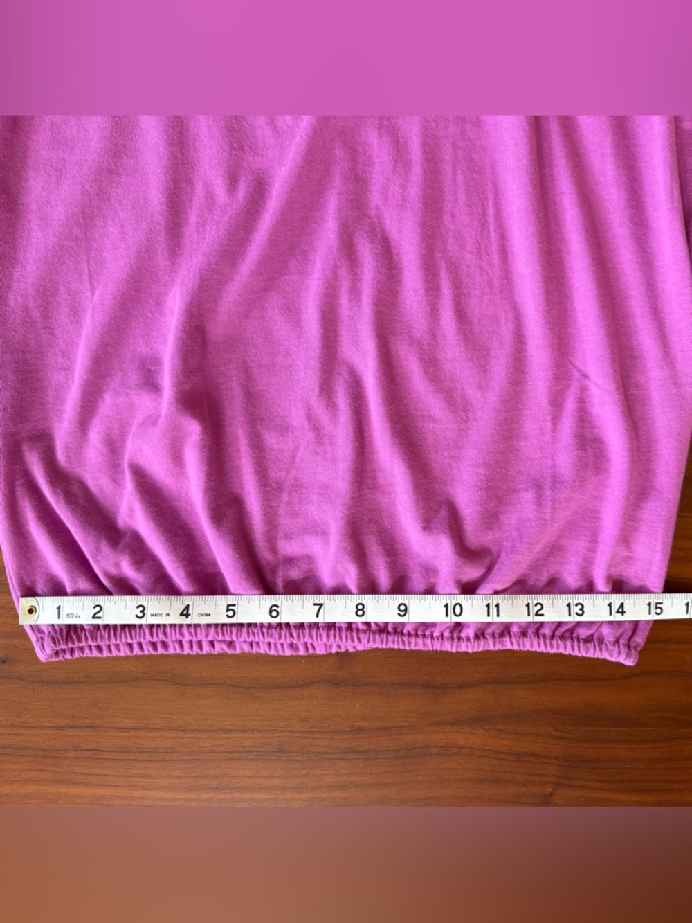 NWT Evereve Leah Gathered Tee by Michael Stars in Orchid - Picture 8 of 10
